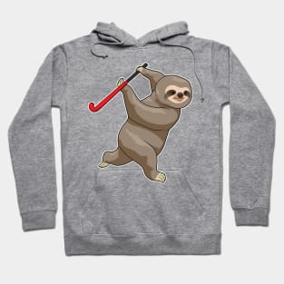 Sloth Hockey Hockey bat Hoodie